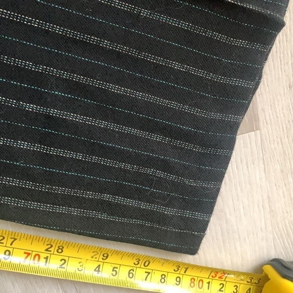 Missoni Wool wide casual career Trousers‎ in Black Pinstripe green size 8 - Picture 7 of 14